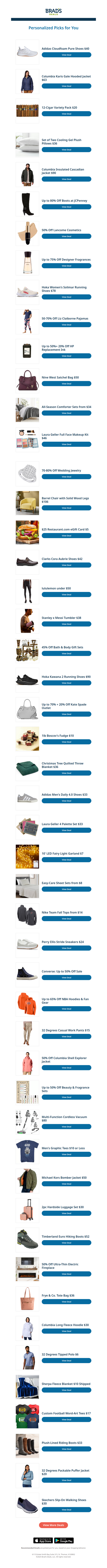 Friday's Top Personalized Deals For You