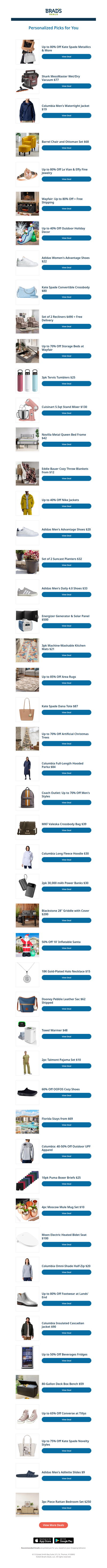 Monday's Top Personalized Deals For You