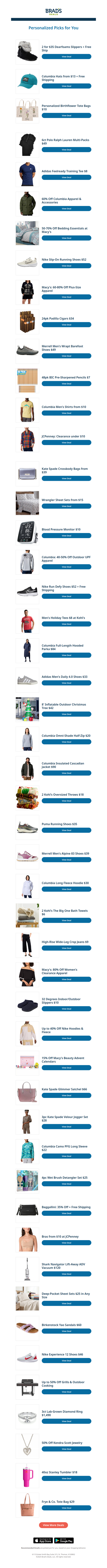 Wednesday's Top Personalized Deals For You