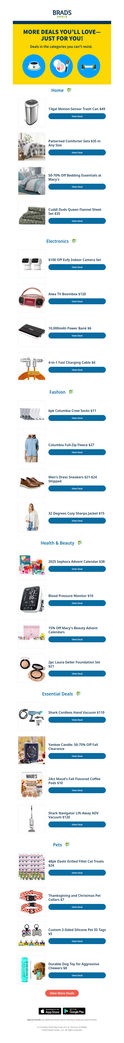 More Deals You’ll Love—Just for You!