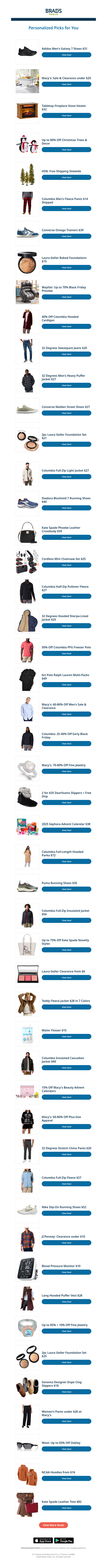 Sunday's Top Personalized Deals For You