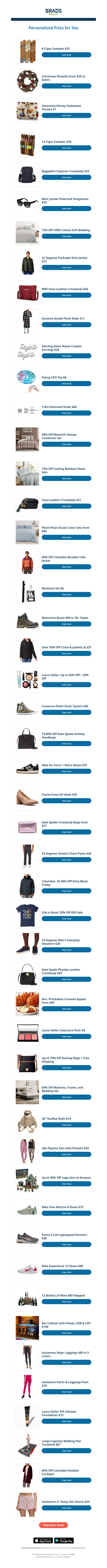 Thursday's Top Personalized Deals For You