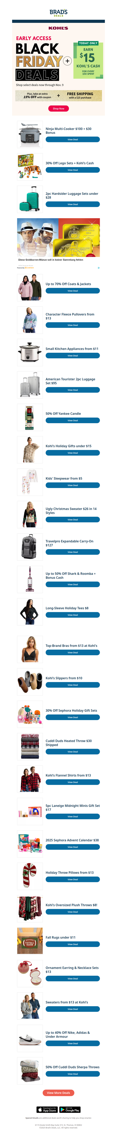 Kohl's Early Access Black Friday Deals are Here!
