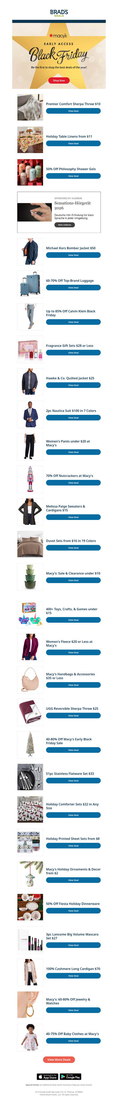 Get Early Access to Macy's Black Friday Sale!