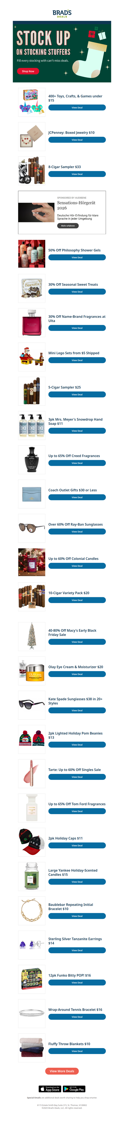 Stocking Stuffer Steals Inside!