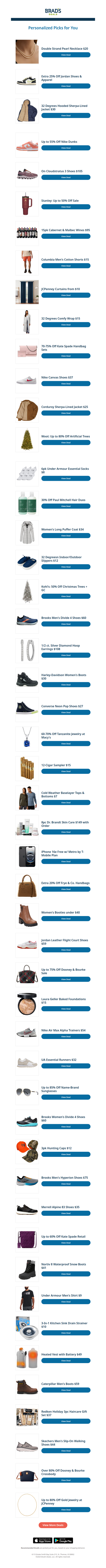 Wednesday's Top Personalized Deals For You