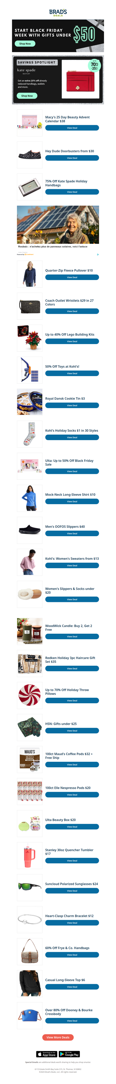 Start Black Friday Week with Gifts under $50