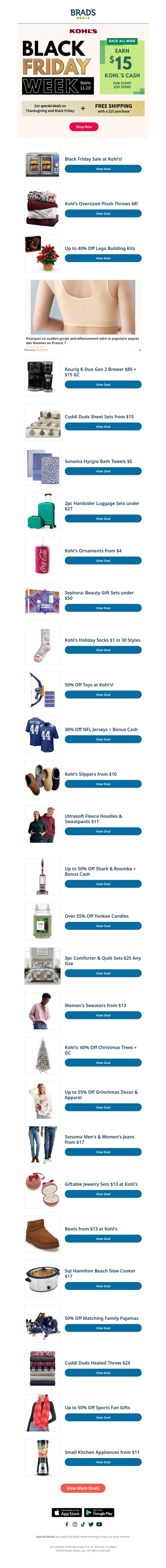 🎉 Kohl’s Black Friday Week Deals Are Live!