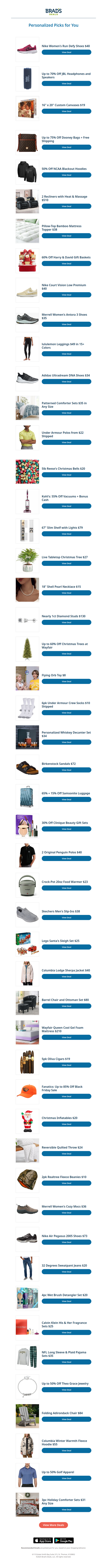 Friday's Top Personalized Deals For You