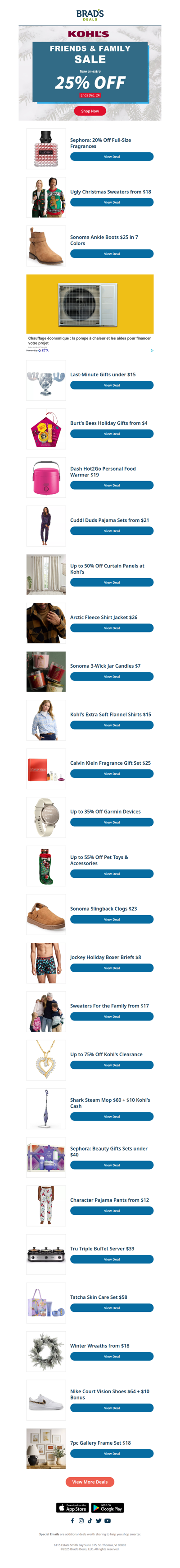 Take an EXTRA 25% Off Kohl's Deals