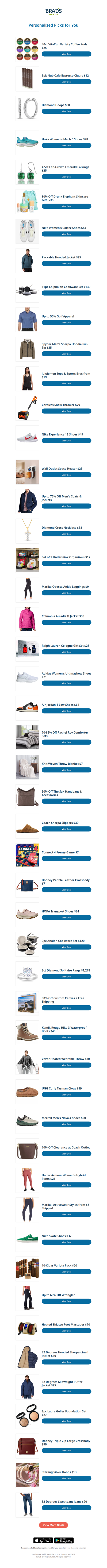 Thursday's Top Personalized Deals For You