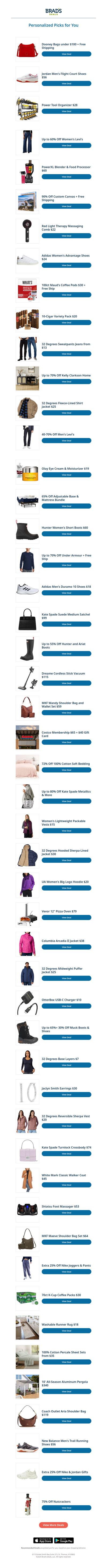 Monday's Top Personalized Deals For You