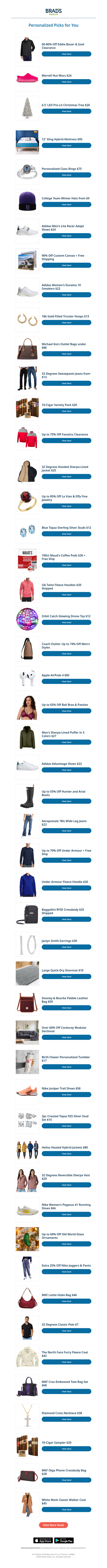 Thursday's Top Personalized Deals For You