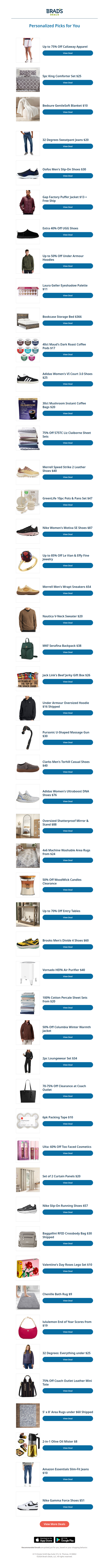 Thursday's Top Personalized Deals For You