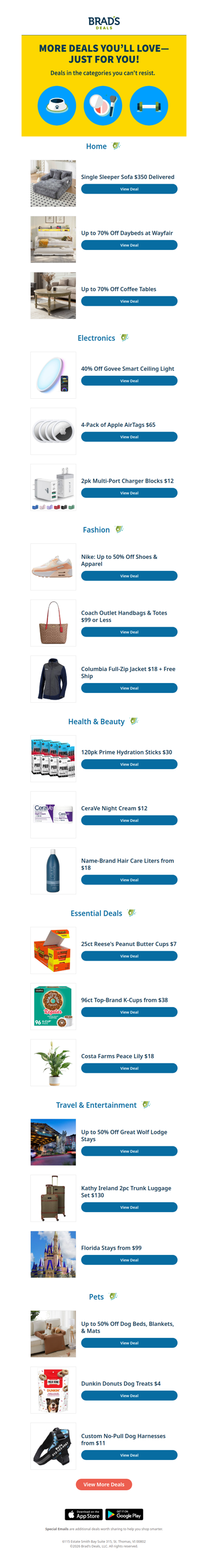 More Deals You’ll Love—Just for You!