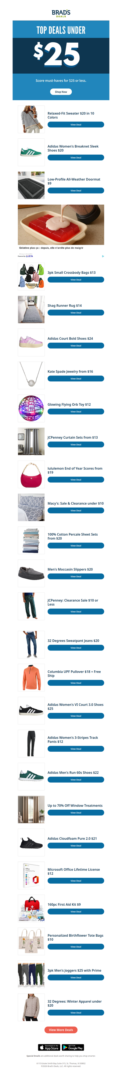 Deals under $25? Yes, Please!