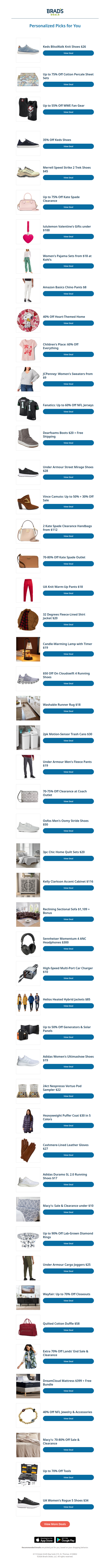 Friday's Top Personalized Deals For You