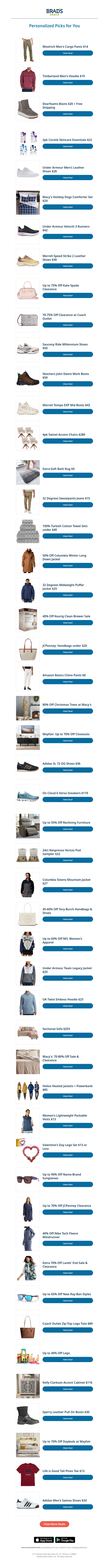 Monday's Top Personalized Deals For You