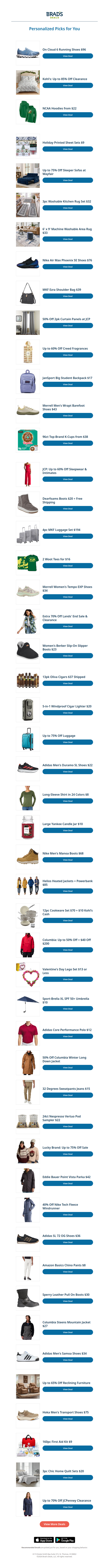 Tuesday's Top Personalized Deals For You