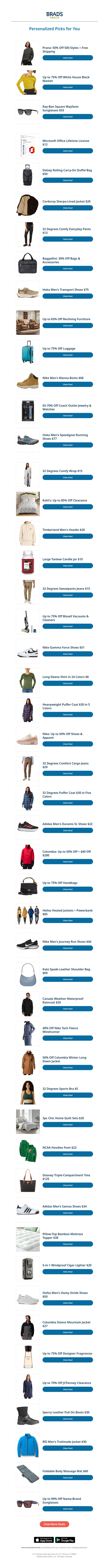 Wednesday's Top Personalized Deals For You