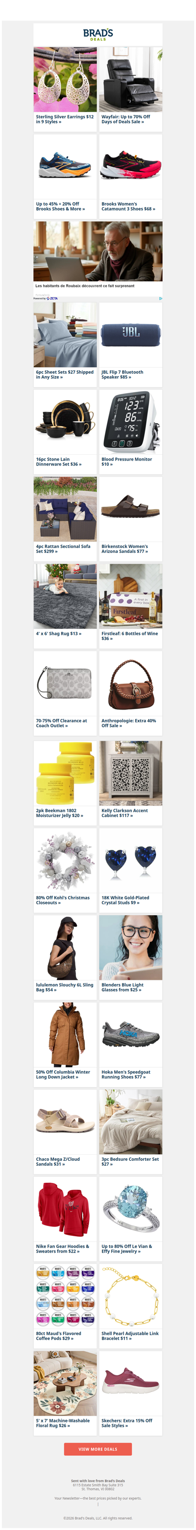 $12 925 Silver Earrings | 70% Off Wayfair | Extra 20% Off Brooks | $68 Brooks | $27 Sheet Sets | $85 JBL Flip 7 Speaker & More