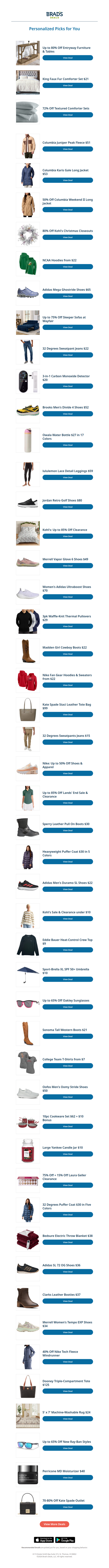 Friday's Top Personalized Deals For You