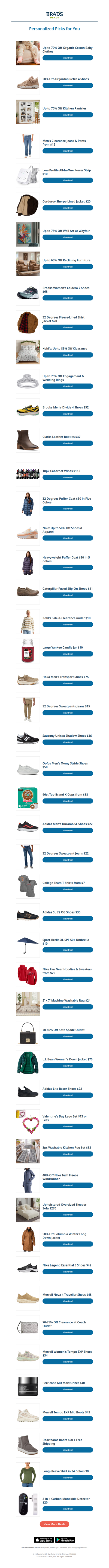 Saturday's Top Personalized Deals For You