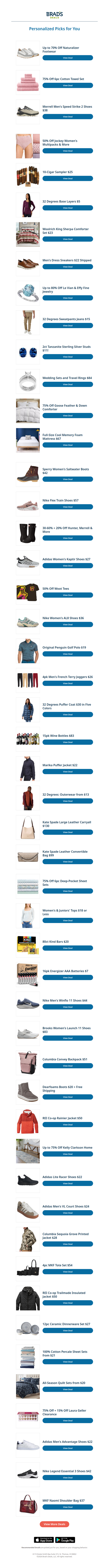 Tuesday's Top Personalized Deals For You