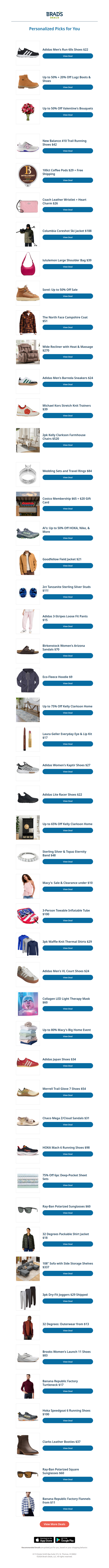 Thursday's Top Personalized Deals For You