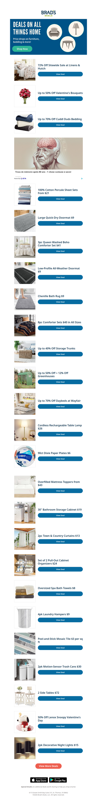 Home Deals for Your Kitchen, Bedroom & More