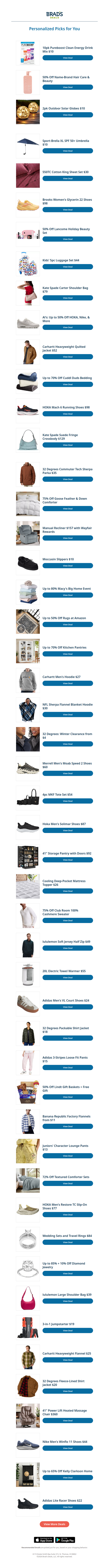 Sunday's Top Personalized Deals For You