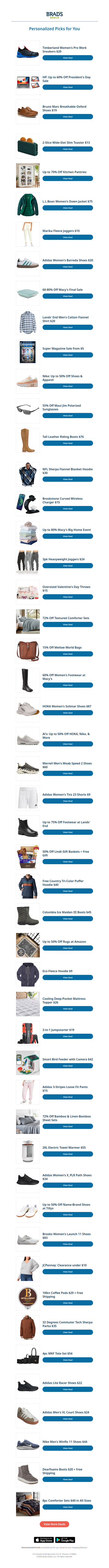 Monday's Top Personalized Deals For You