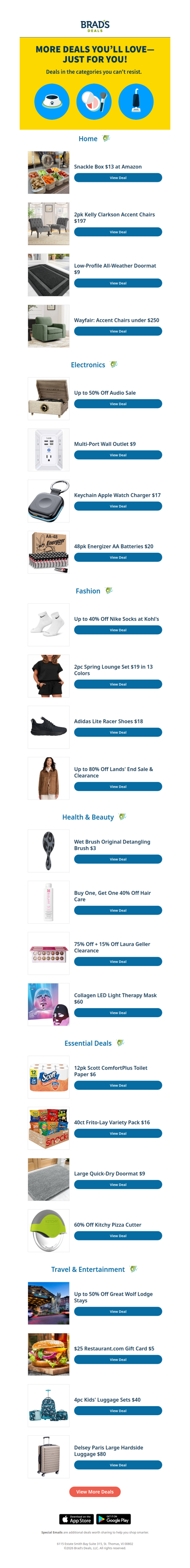 More Deals You’ll Love—Just for You!