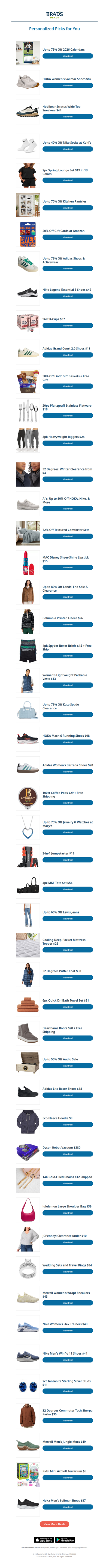 Tuesday's Top Personalized Deals For You