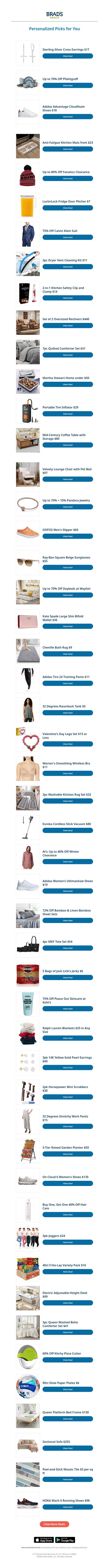 Thursday's Top Personalized Deals For You