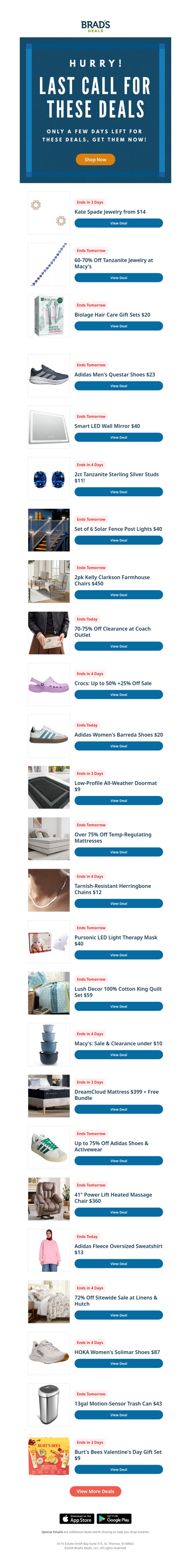 Final Call: Last Chance Deals Inside