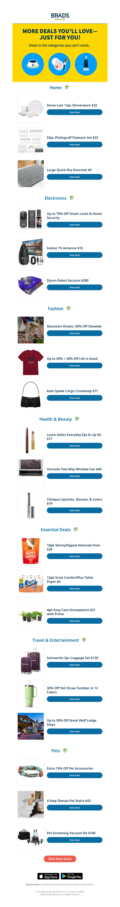 More Deals You’ll Love—Just for You!