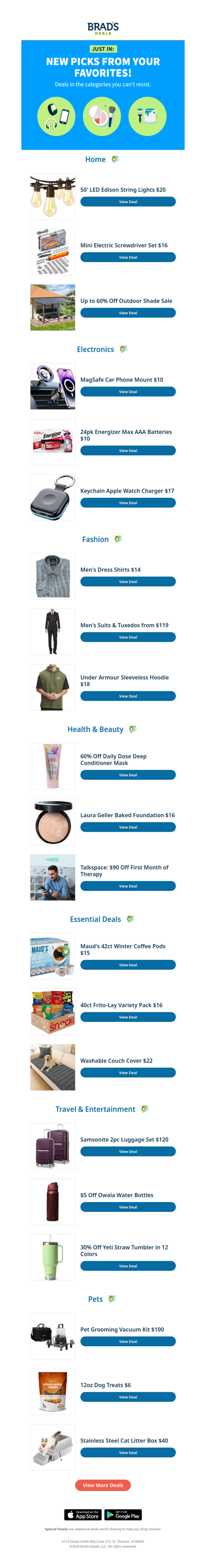 You’re Going to Want These New Deals!