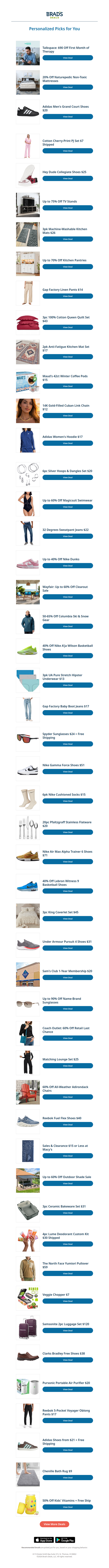 Thursday's Top Personalized Deals For You