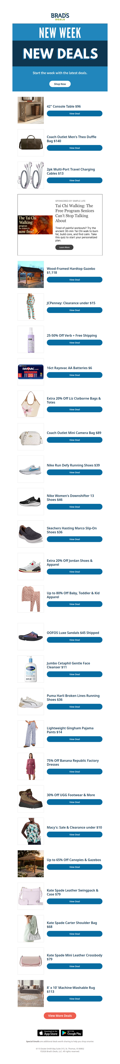 New Week, New Deals to Shop!