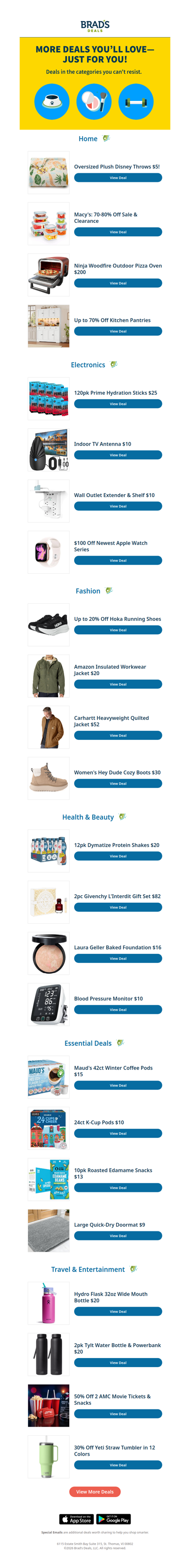 More Deals You’ll Love—Just for You!