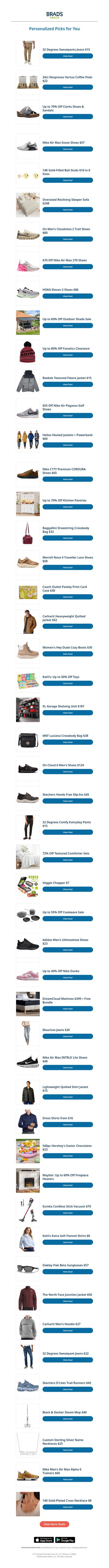 Wednesday's Top Personalized Deals For You