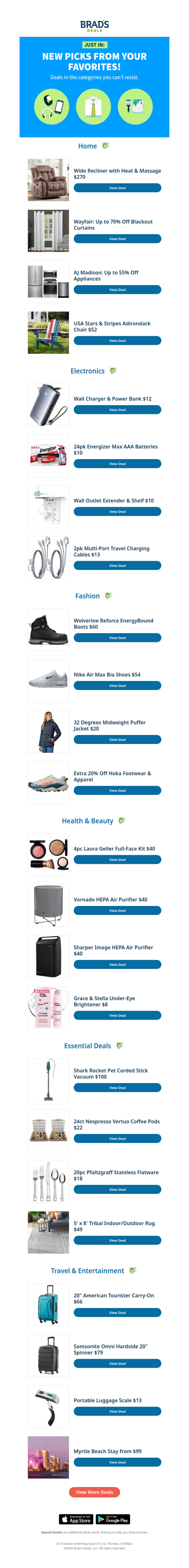 You’re Going to Want These New Deals!