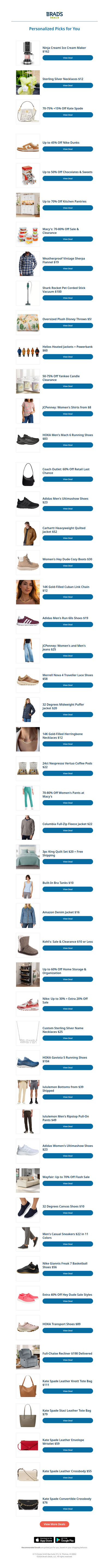 Friday's Top Personalized Deals For You