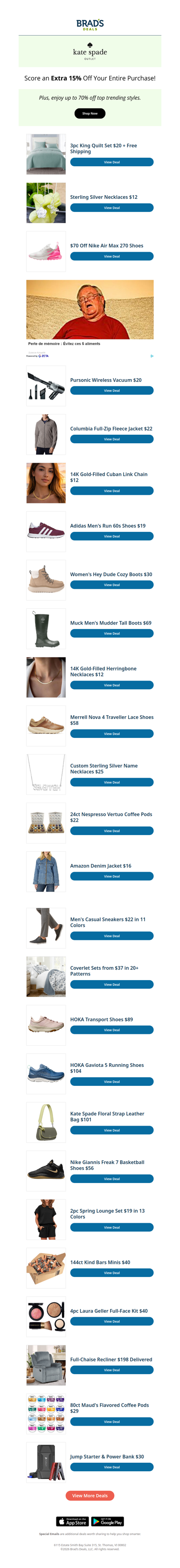 Extra 15% Off Kate Spade Outlet + Free Shipping Deals!