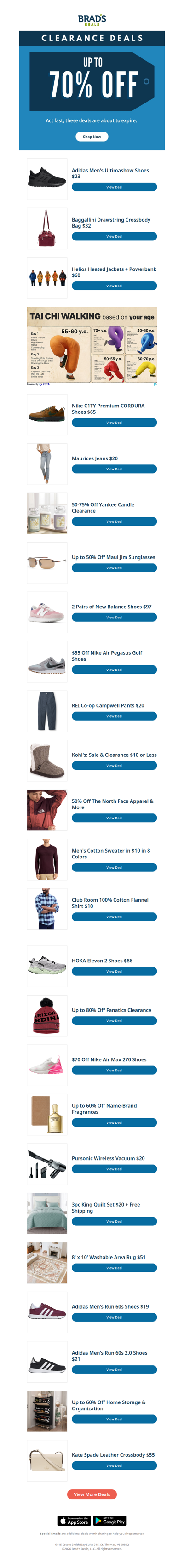 Shop All Things Clearance–Up to 70% Off