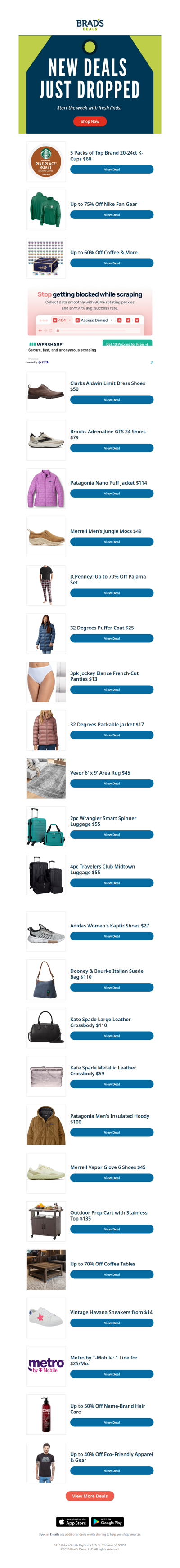 Get the First Look at NEW Deals