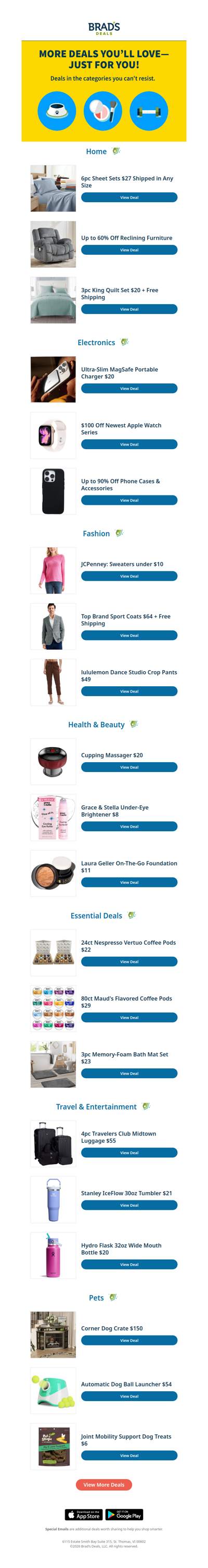 More Deals You’ll Love—Just for You!