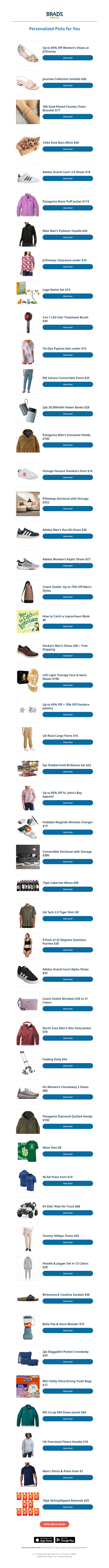 Friday's Top Personalized Deals For You