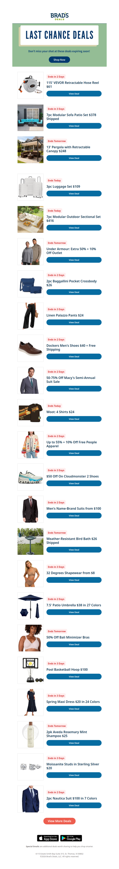 These Deals are About to End!